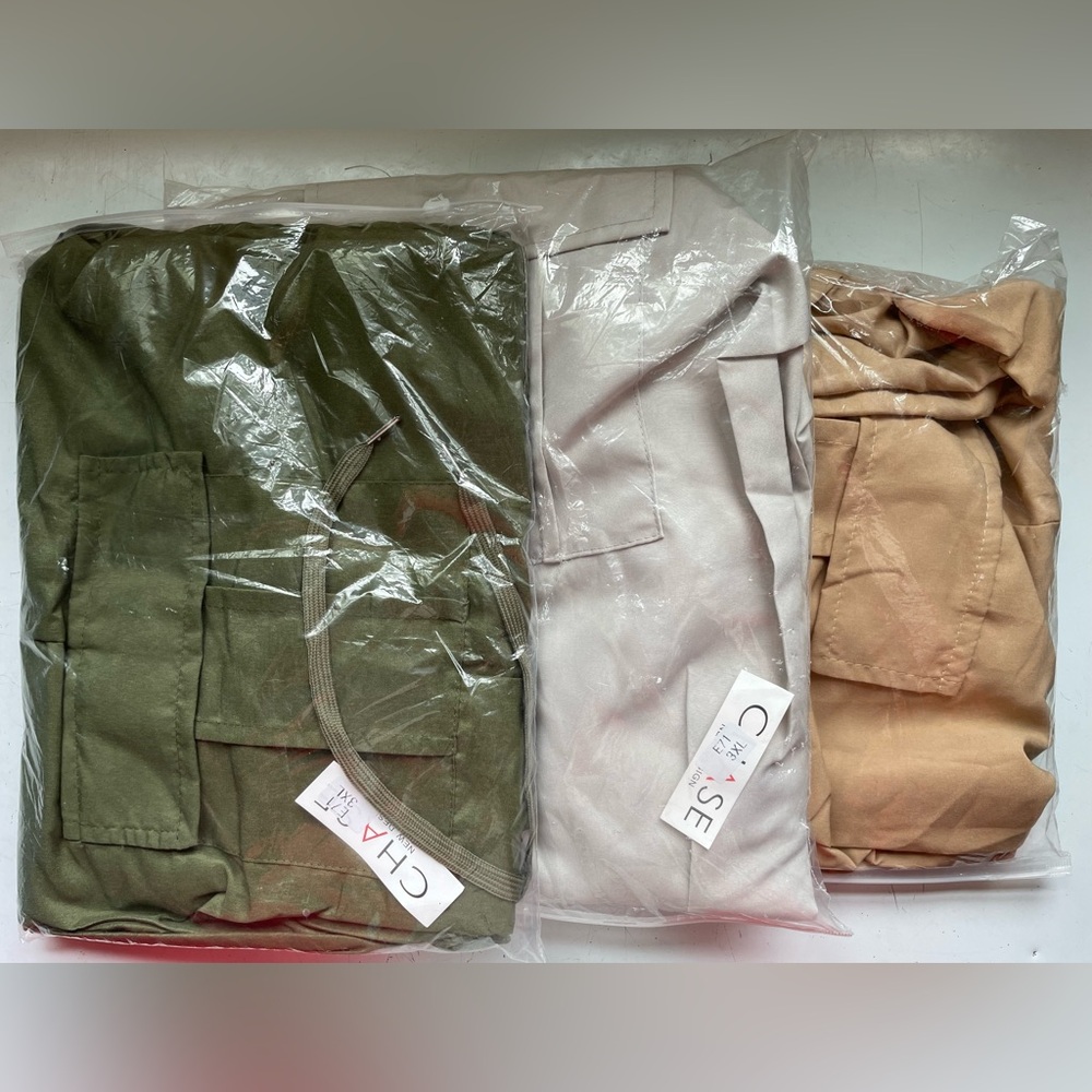 NWT 3-pack of Peach’d Cargo Pants XL
